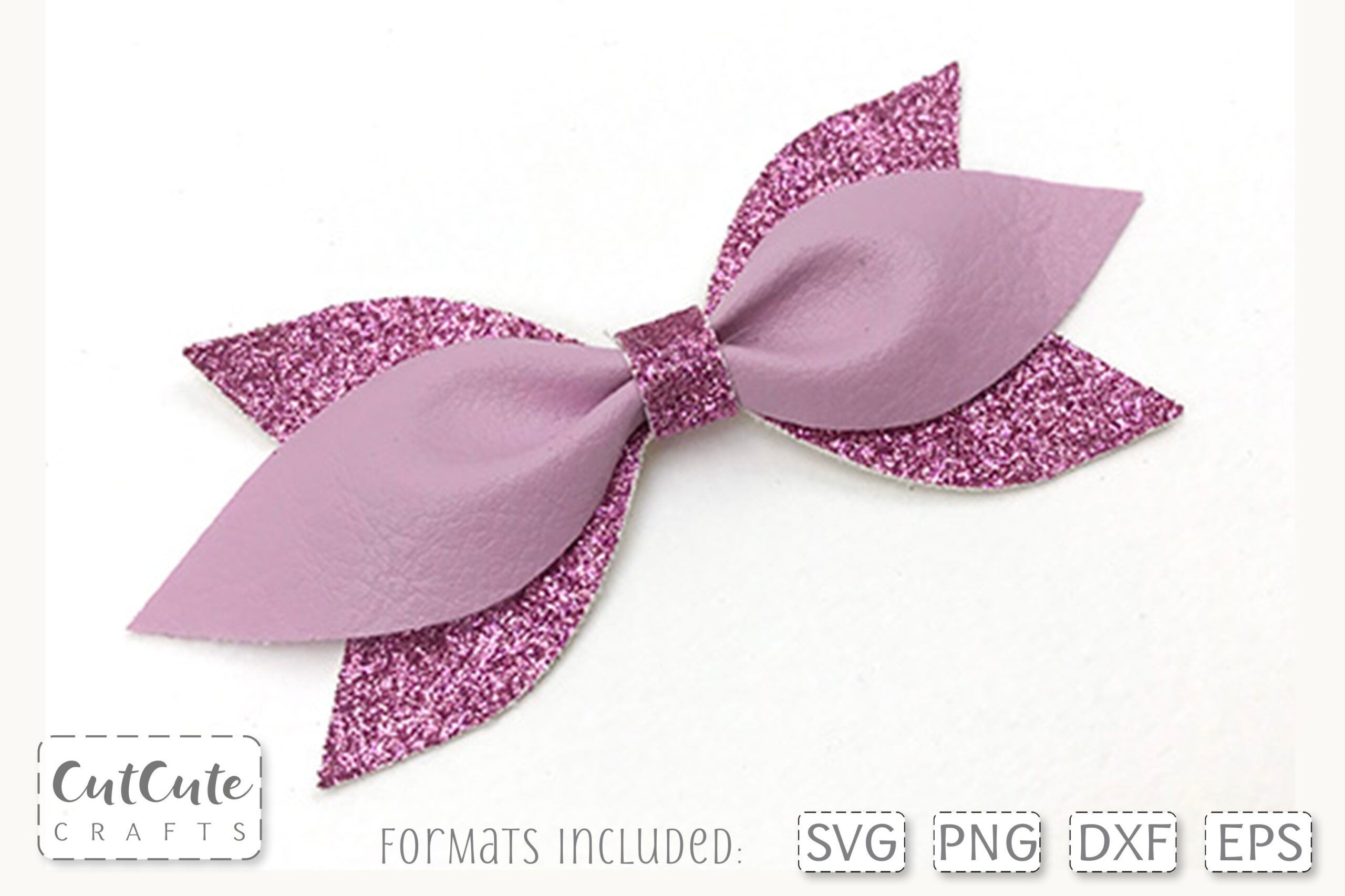 Little Pinch Bow SVG Cut Files PDF Bow Template