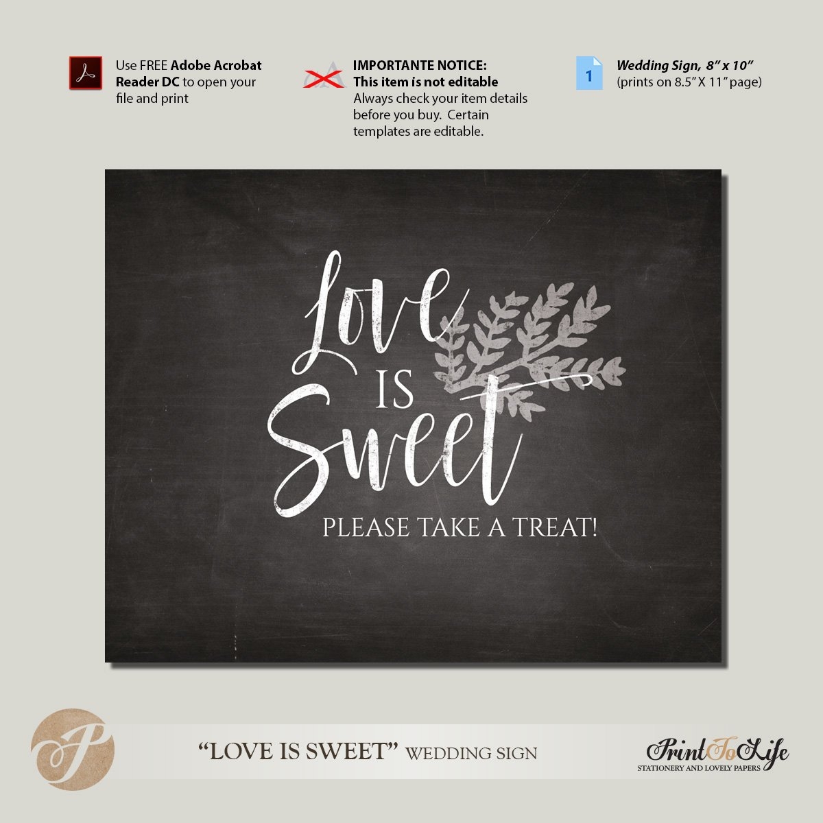 Templates Free Printable Sweet Table Signs Printable