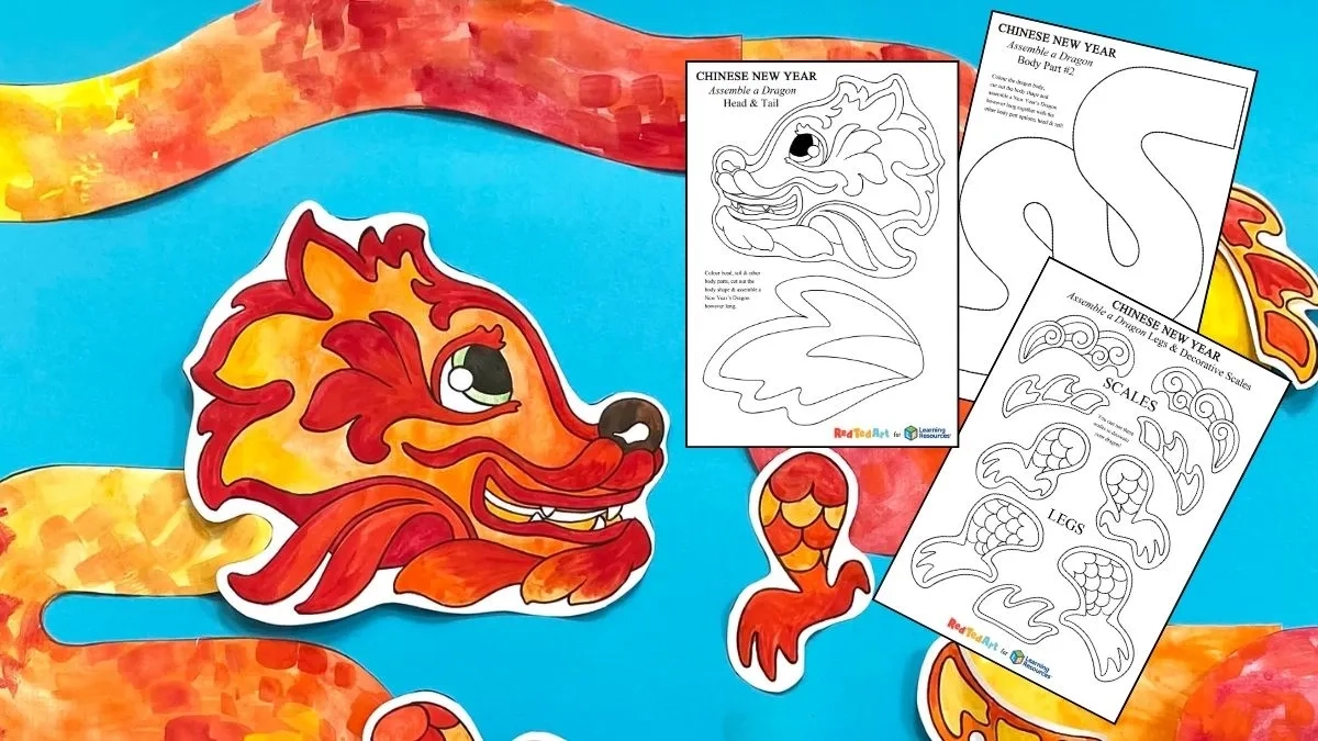 Lunar New Year Dragon Craft Learning Resources UK
