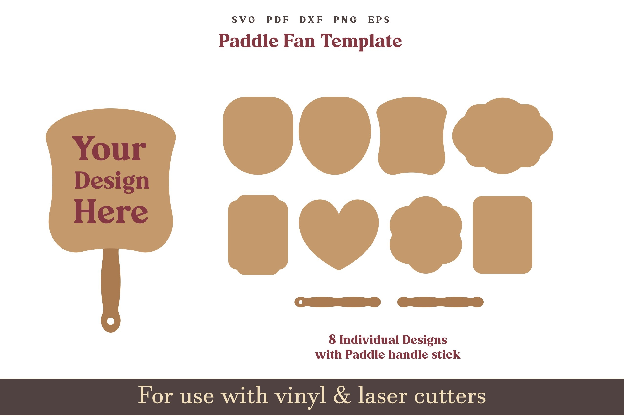 Free Printable Paddle Fan Template Free Printable Paddle Fan Template