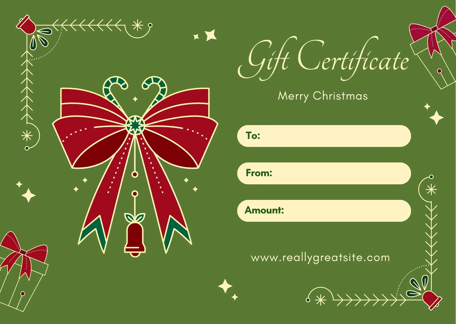 Page 4 Free Printable Custom Christmas Gift Certificate Page 4 Free Printable Custom Christmas Gift Certificate