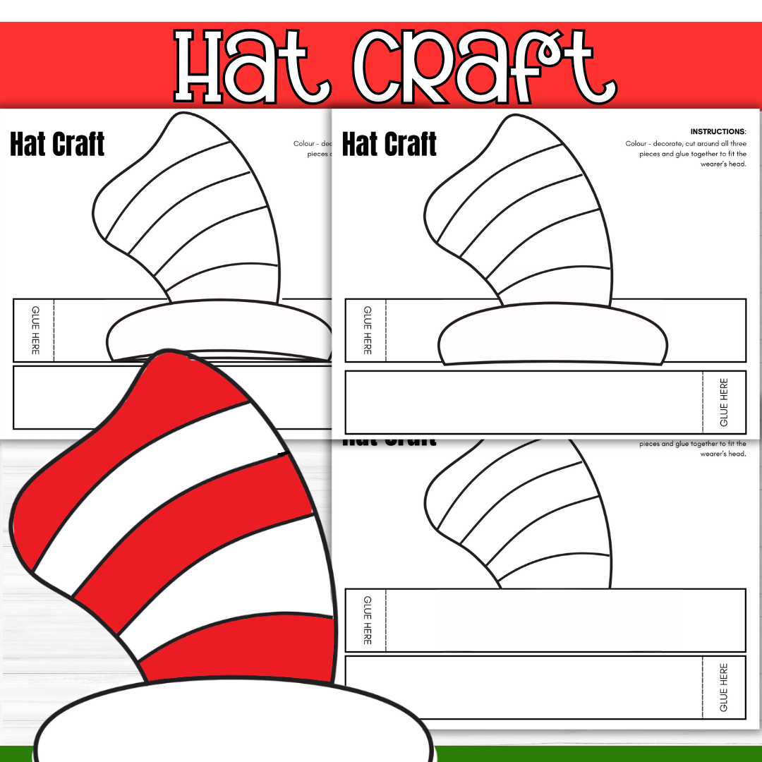 Cat In The Hat Template Printable Cat In The Hat Template Printable