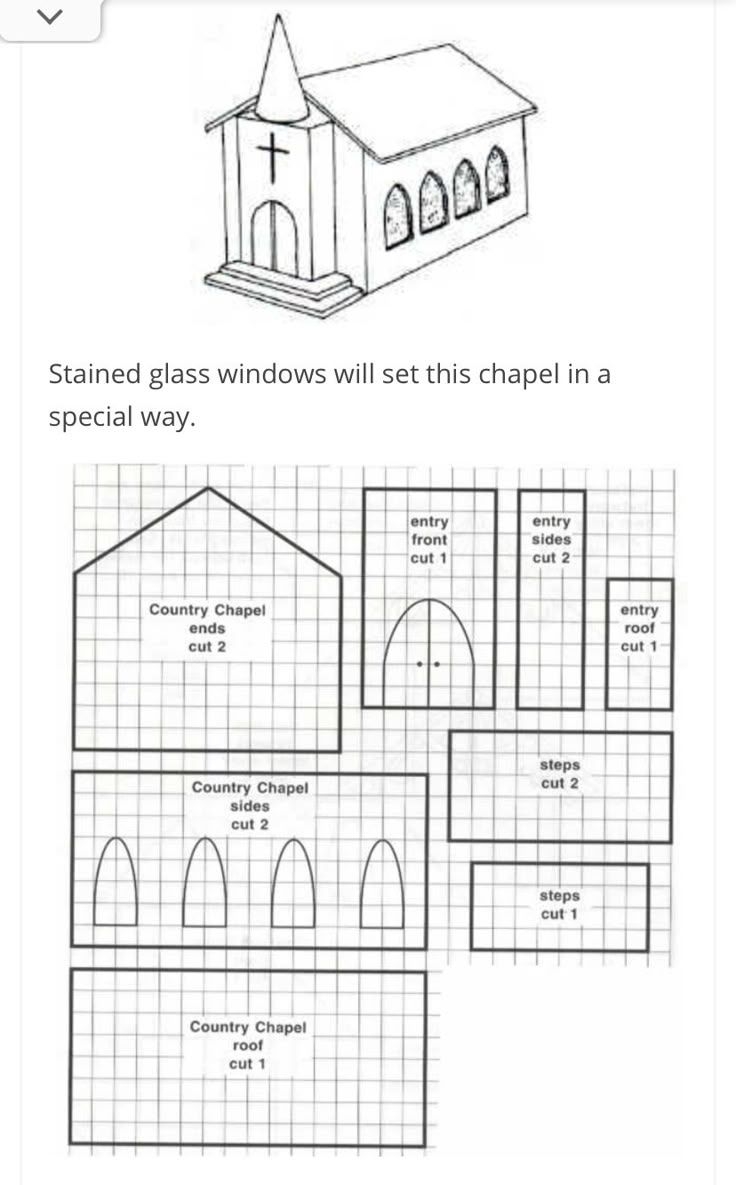 Gingerbread Church Template Printable Gingerbread Church Template Printable