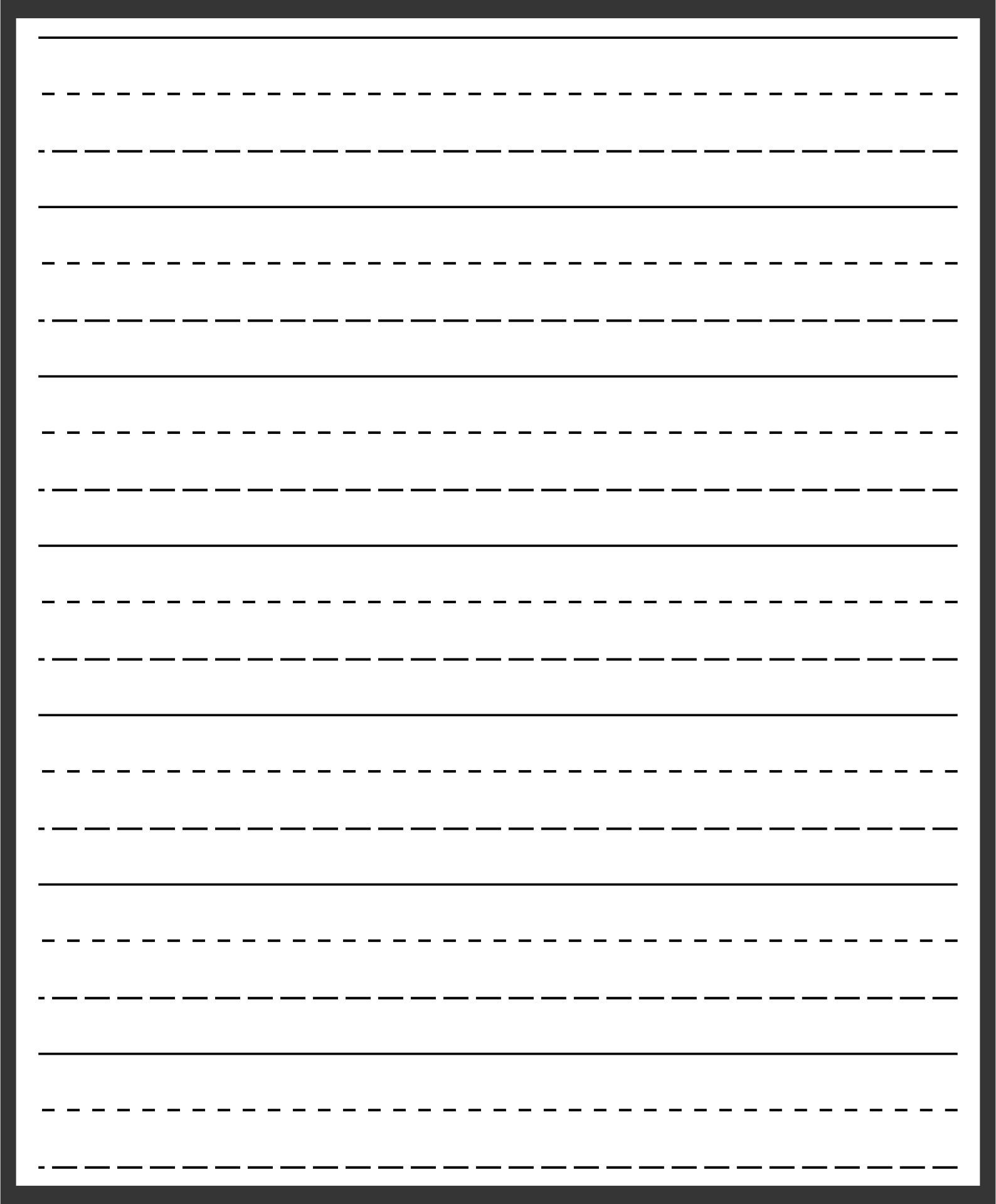 Primary Writing Paper Template 10 Free PDF Printables 