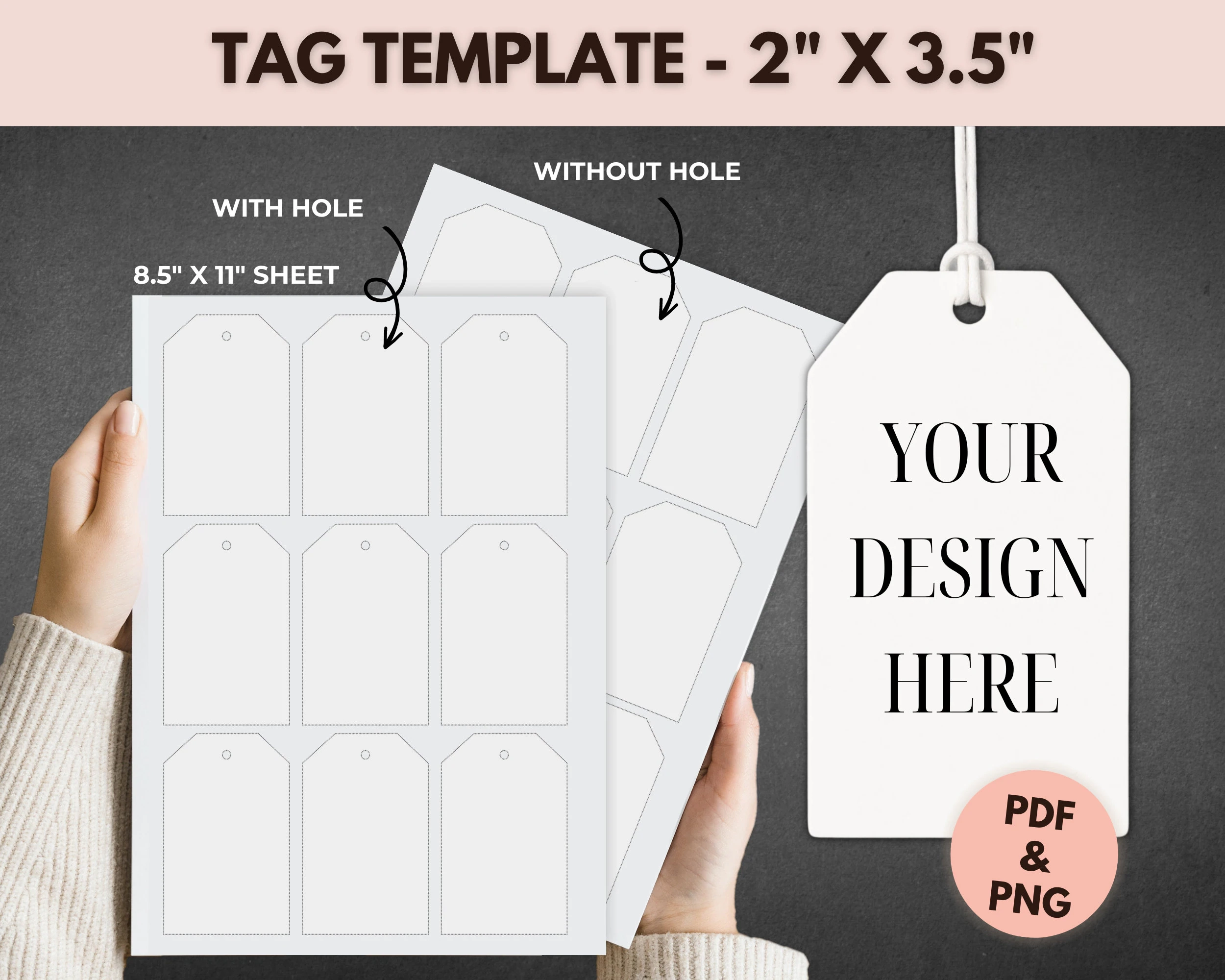 Printable Editable Gift Tag Template