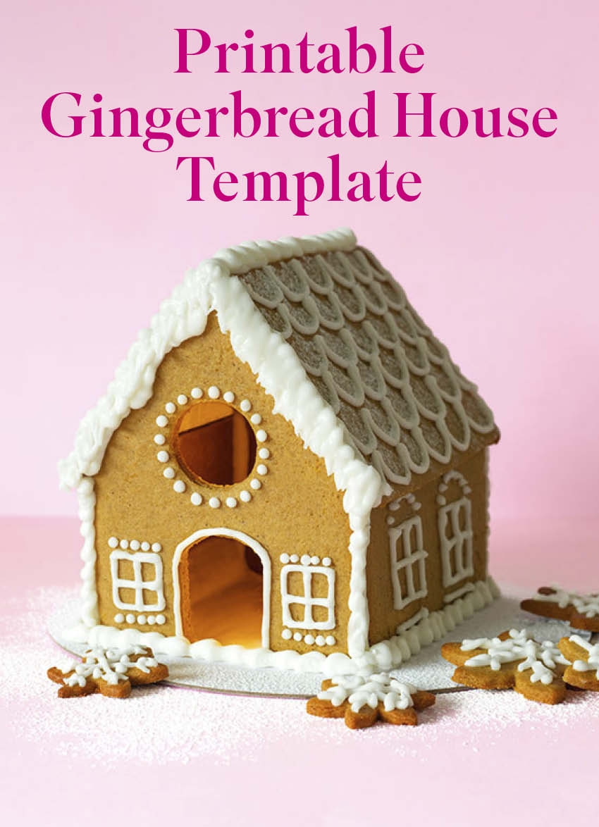 Printable Gingerbread House Templates Printable Gingerbread House Templates