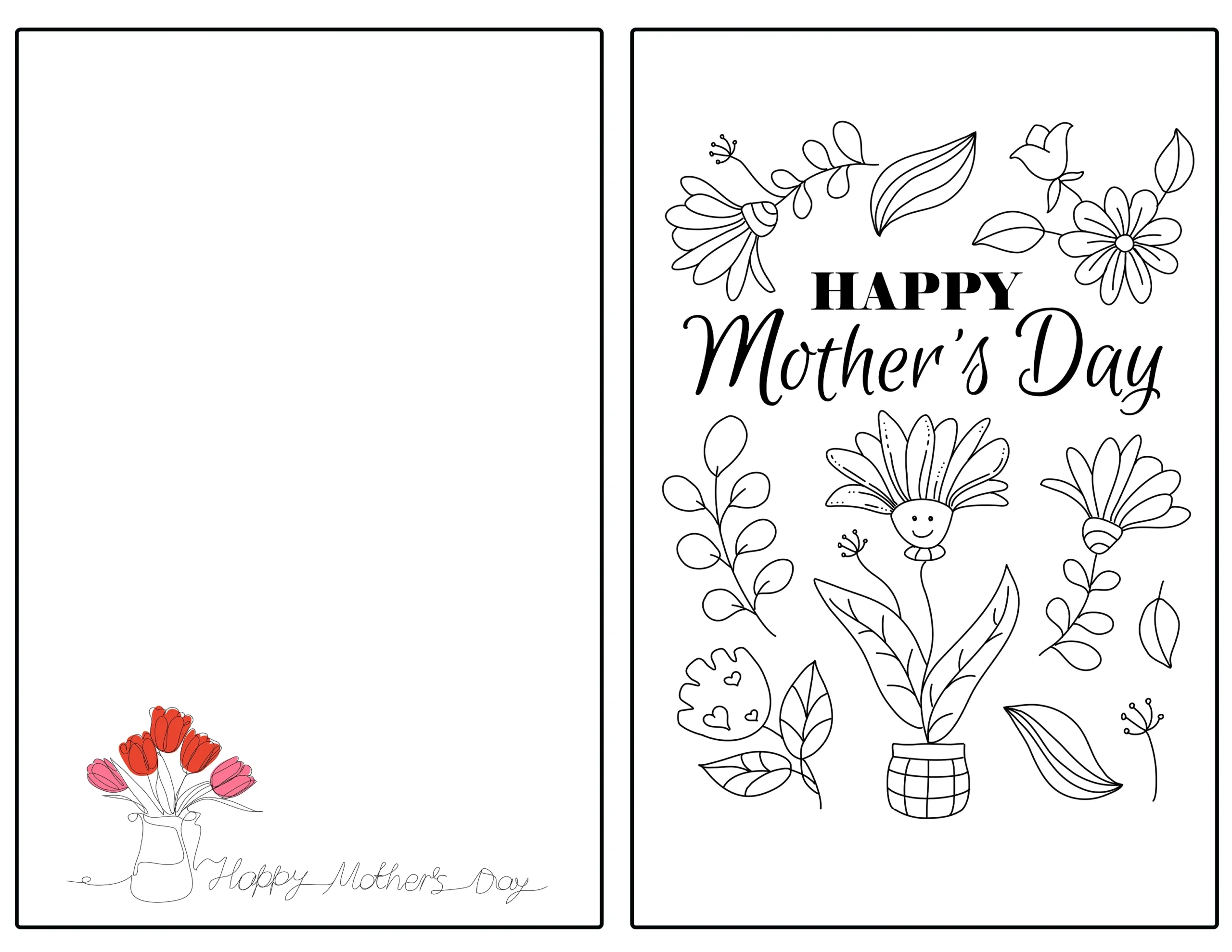 Printable Mothers Day Card Printable Party Favors Printable Mothers Day Card Printable Party Favors