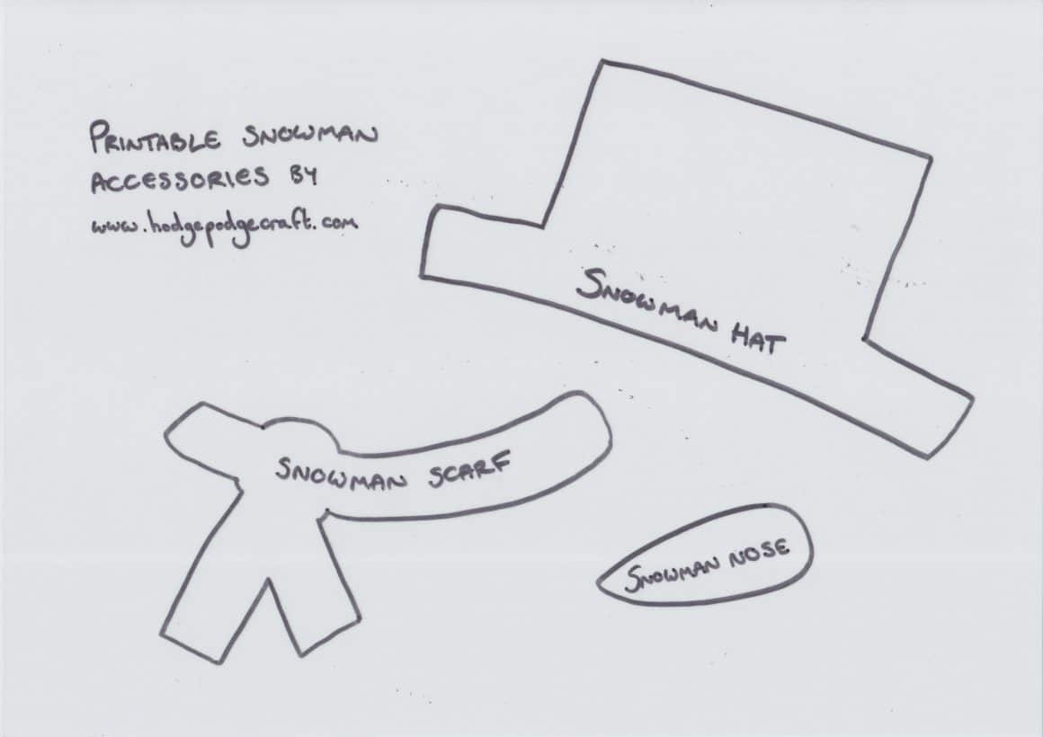 Printable Snowman Craft For Kids HodgePodgeCraft