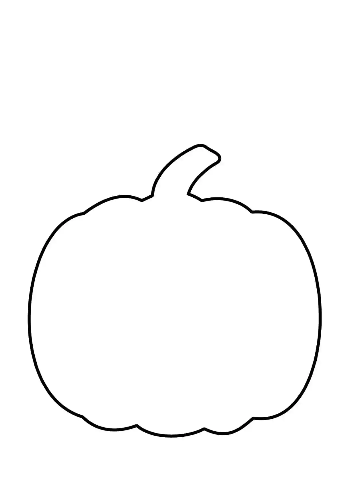 Simple Pumpkin Template Free Printable Simple Pumpkin Template Free Printable
