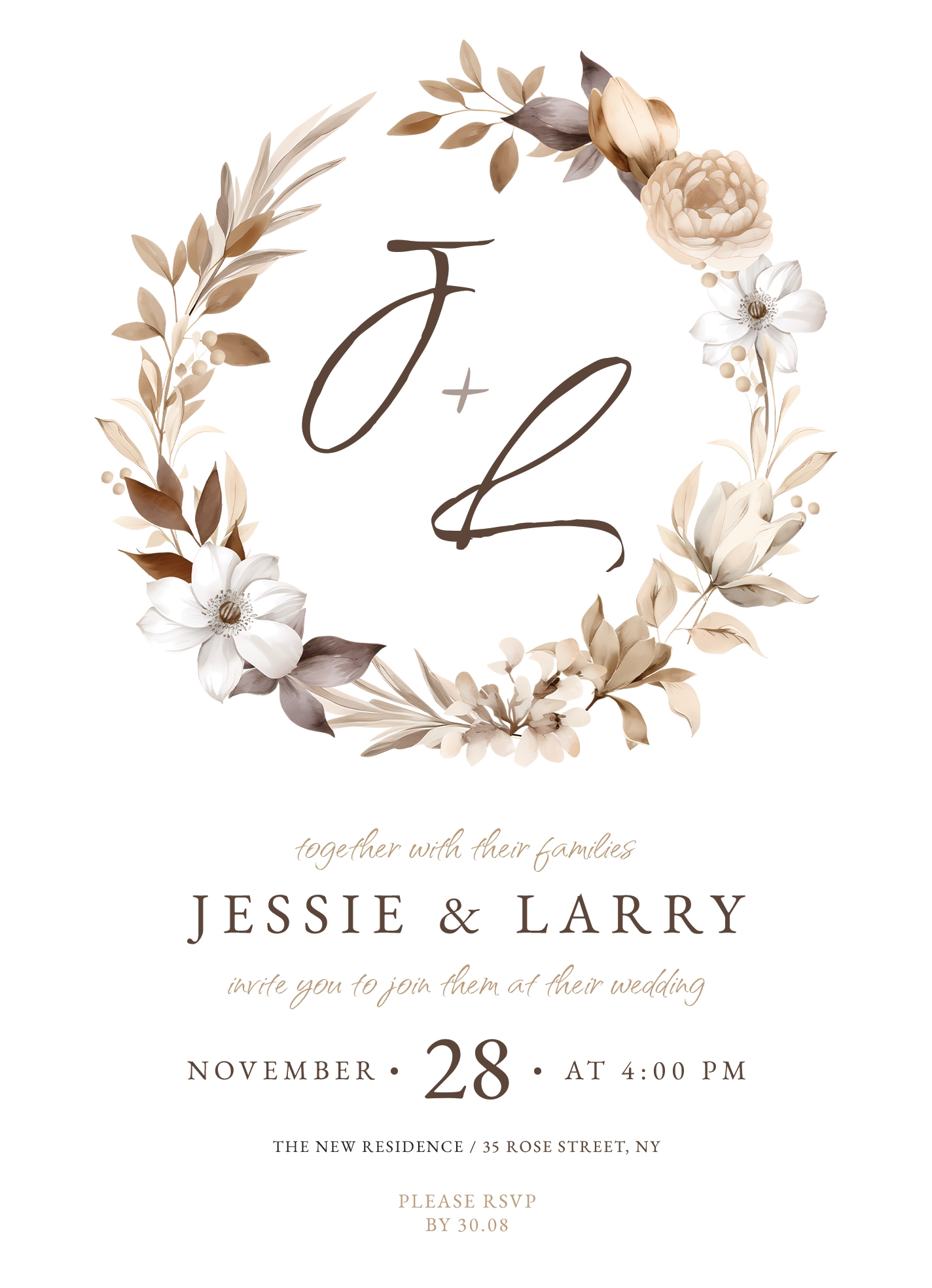 Free Printable Rustic Wedding Invitation Templates Free Printable Rustic Wedding Invitation Templates
