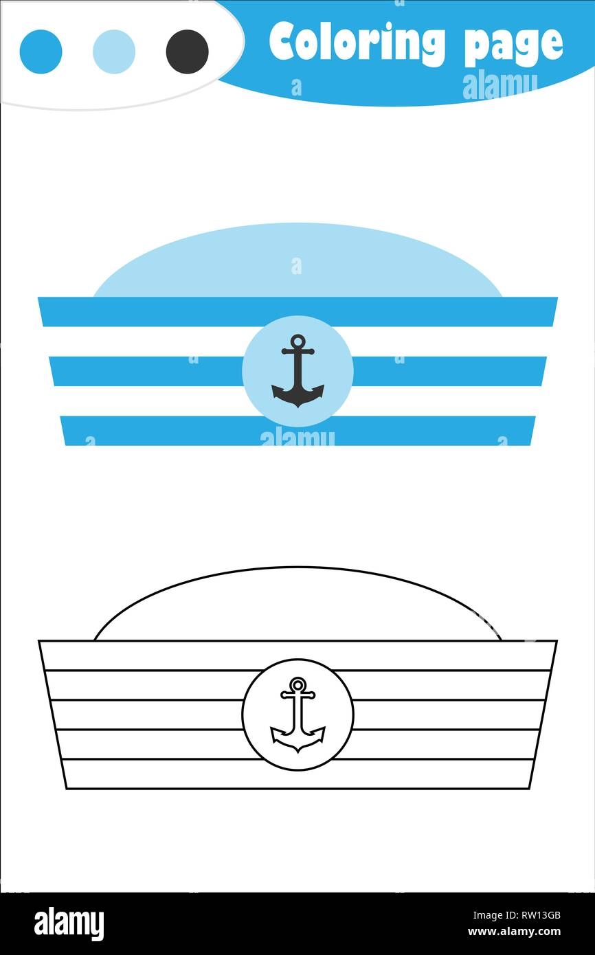 Printable Sailor Hat Template Printable Sailor Hat Template