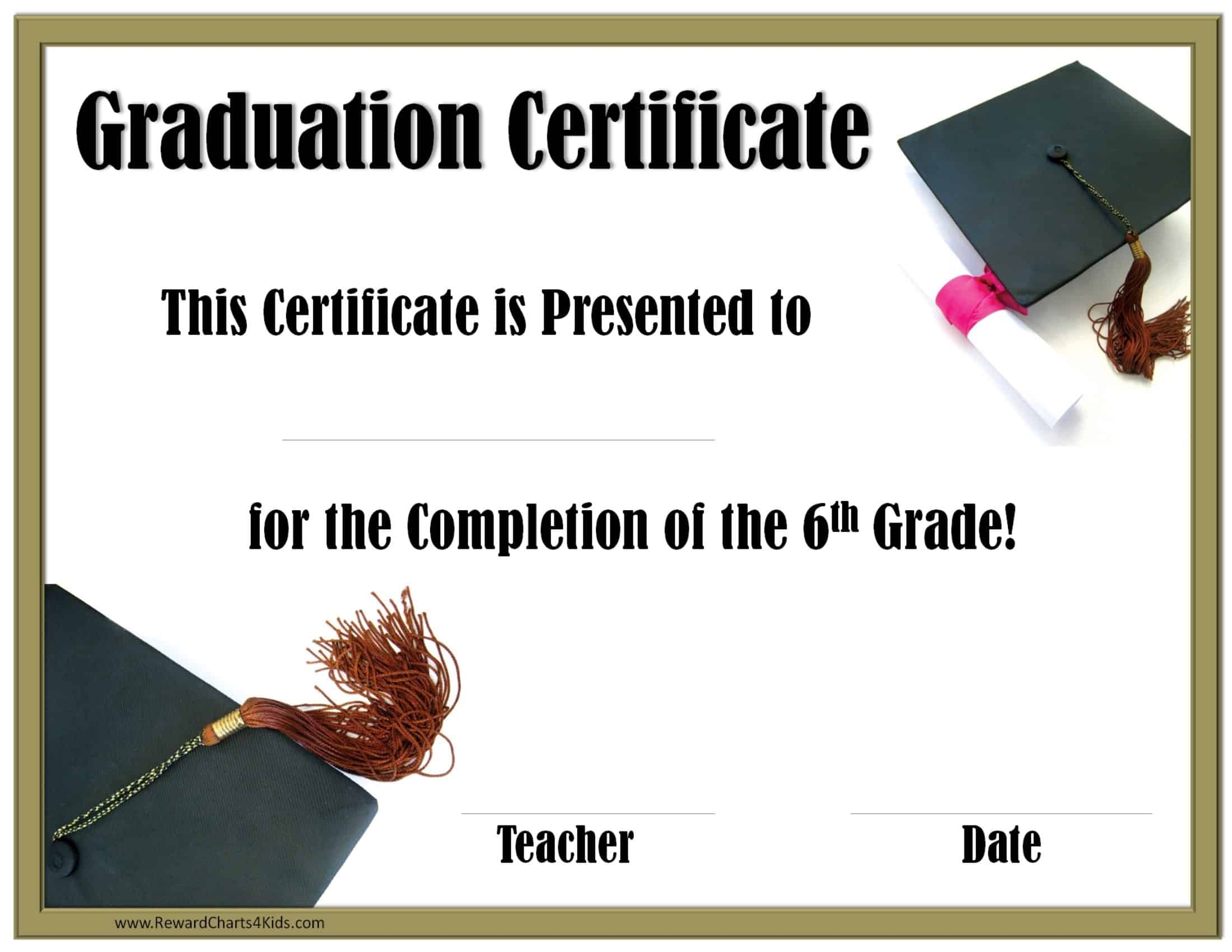 School Graduation Certificates Customize Online For Free School Graduation Certificates Customize Online For Free