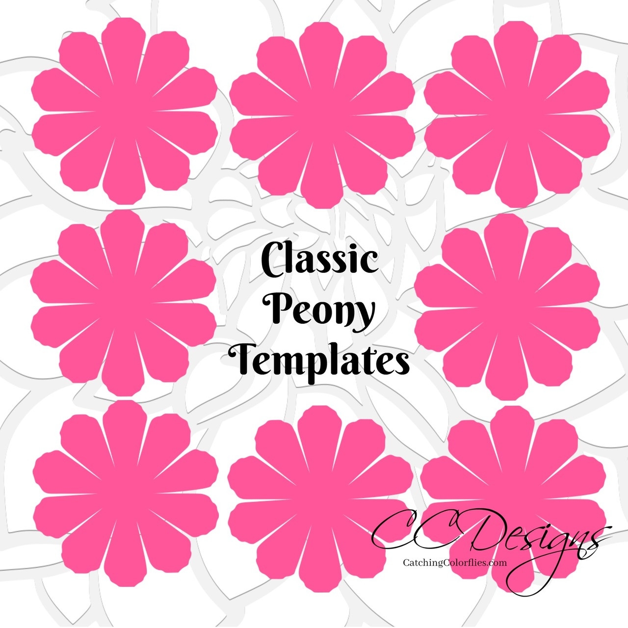 Free Printable Small Paper Flower Templates Free Printable Small Paper Flower Templates