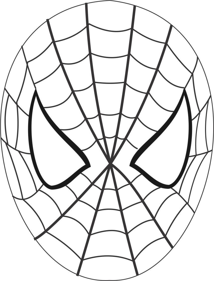 Spiderman Mask Template Free Printables