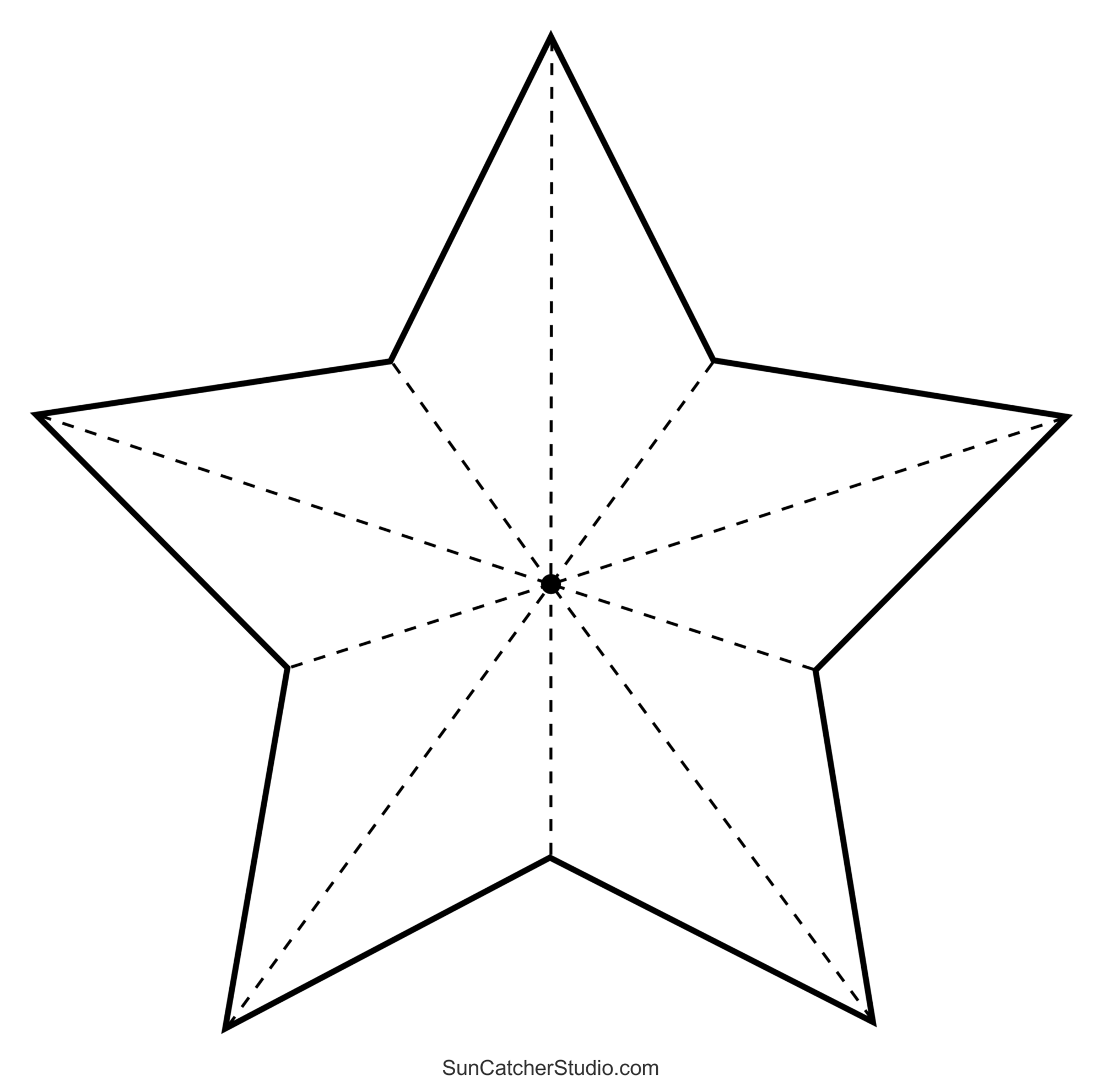 10 Inch Star Template Printable