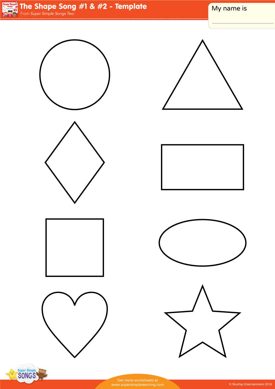 Free Shape Templates Printable Free Shape Templates Printable