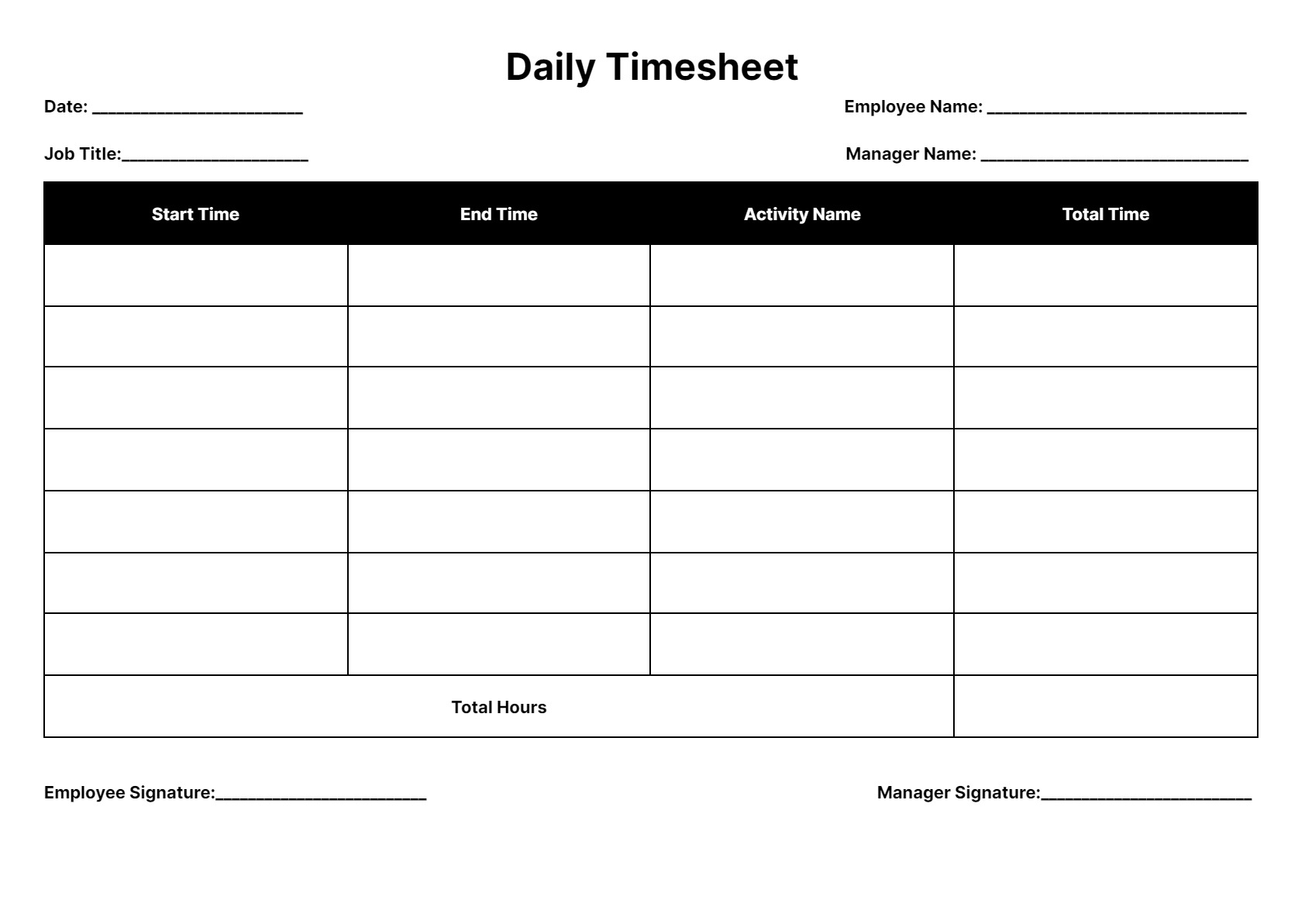 Timesheet Templates Download amp amp Print For Free Worksheets 