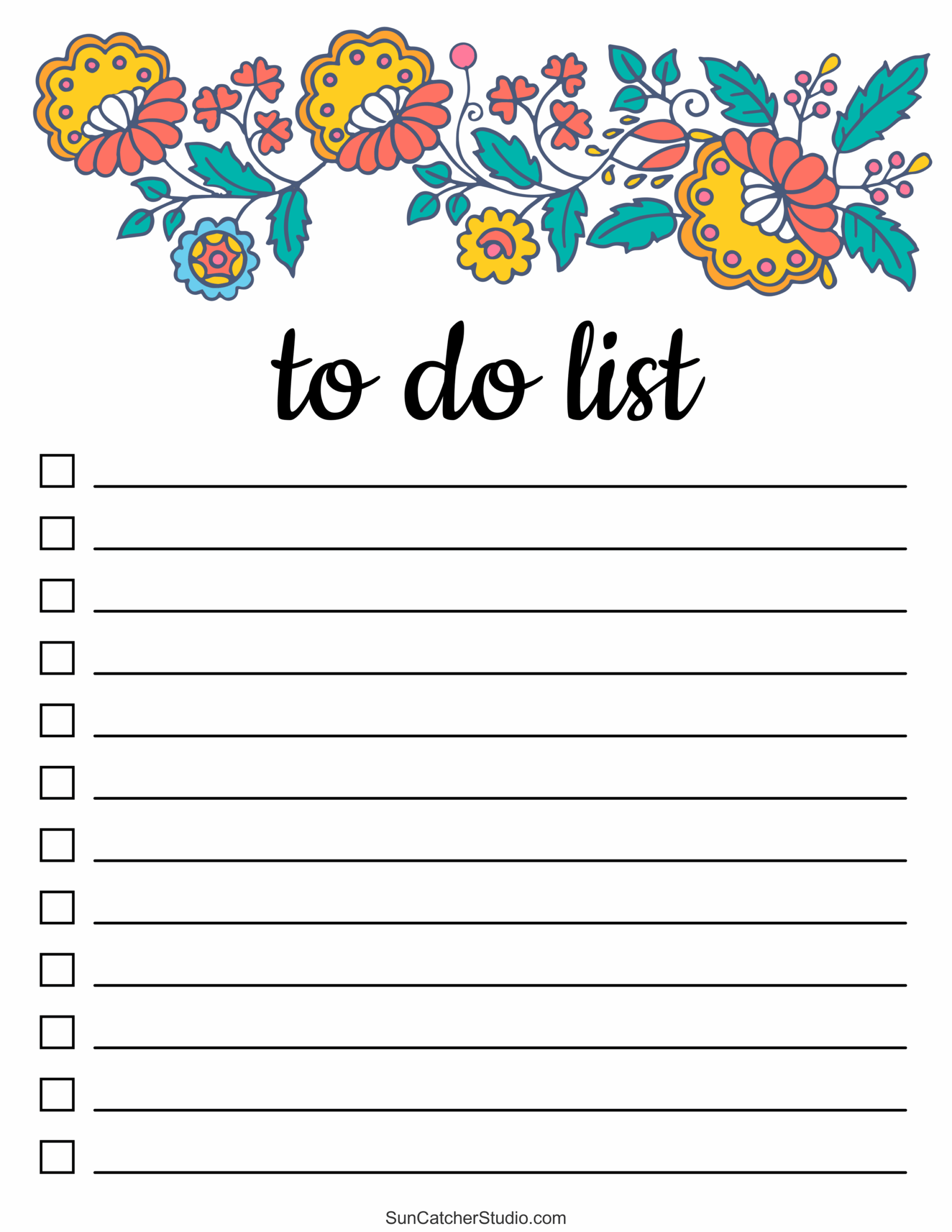 To Do List Printable Template Free To Do List Printable Template Free