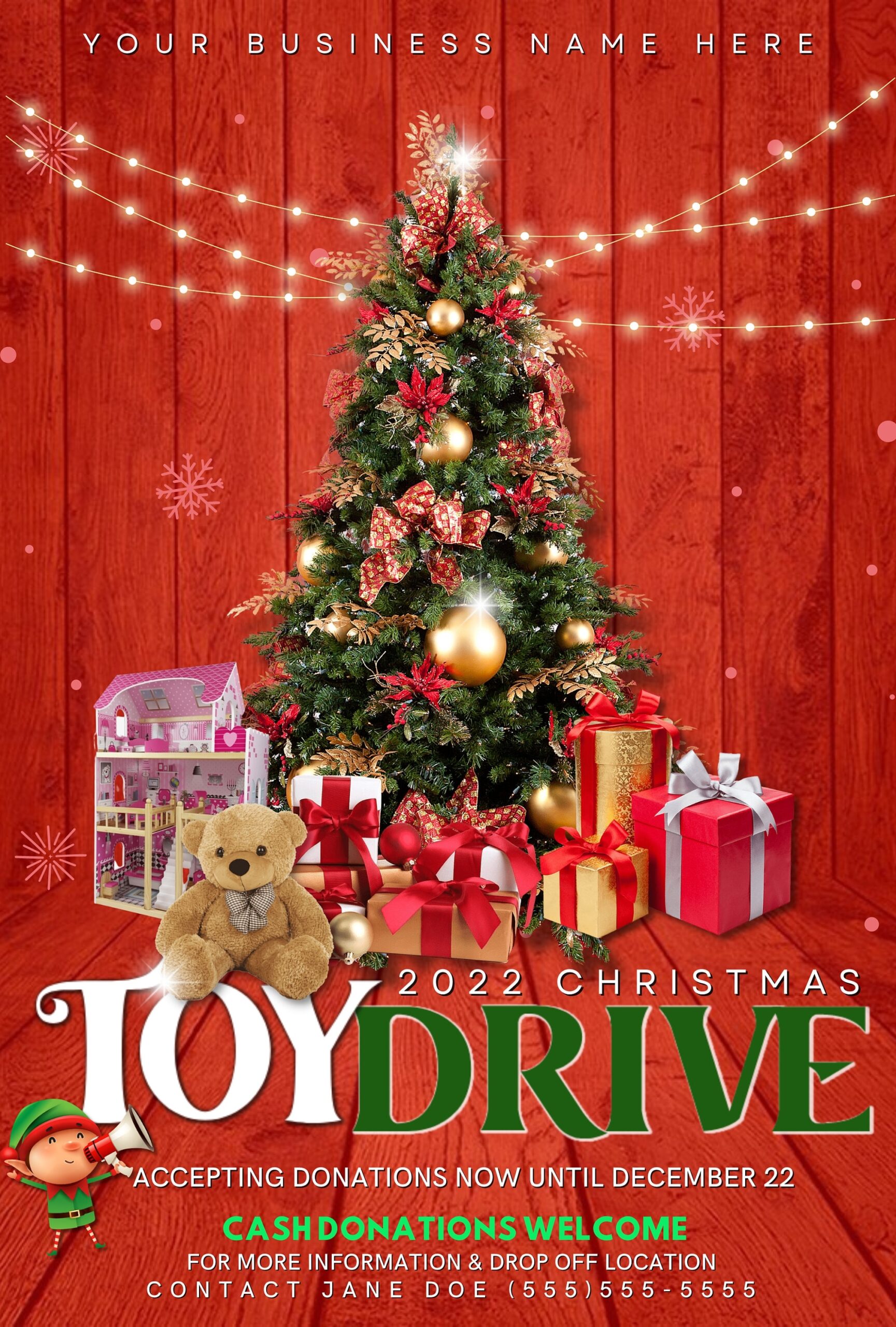 Toy Drive Editable Template Christmas Toy Drive Holiday Event Toy Drive Editable Template Christmas Toy Drive Holiday Event