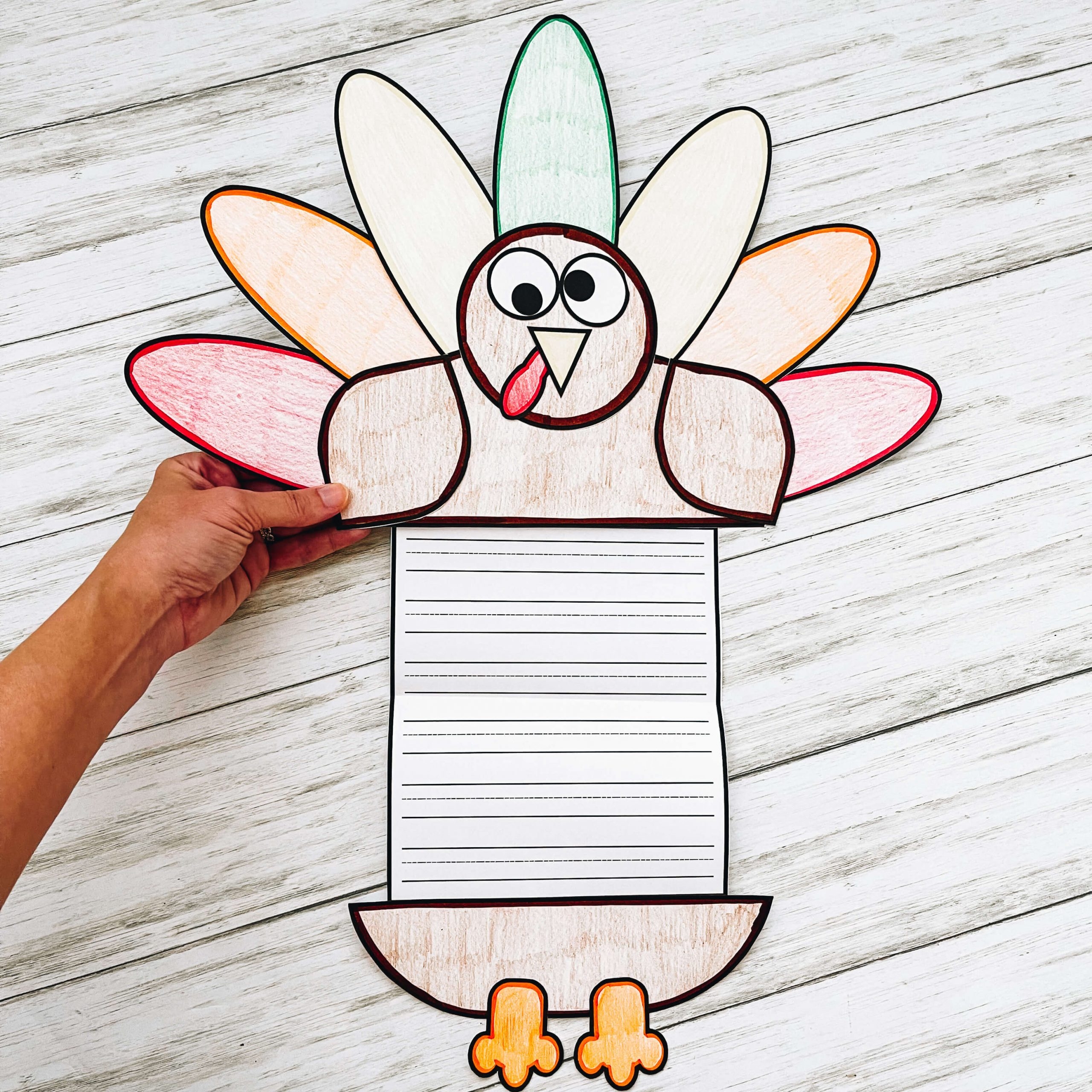 Turkey Craft amp Writing Template Stephanie Nash A Touch Of Class