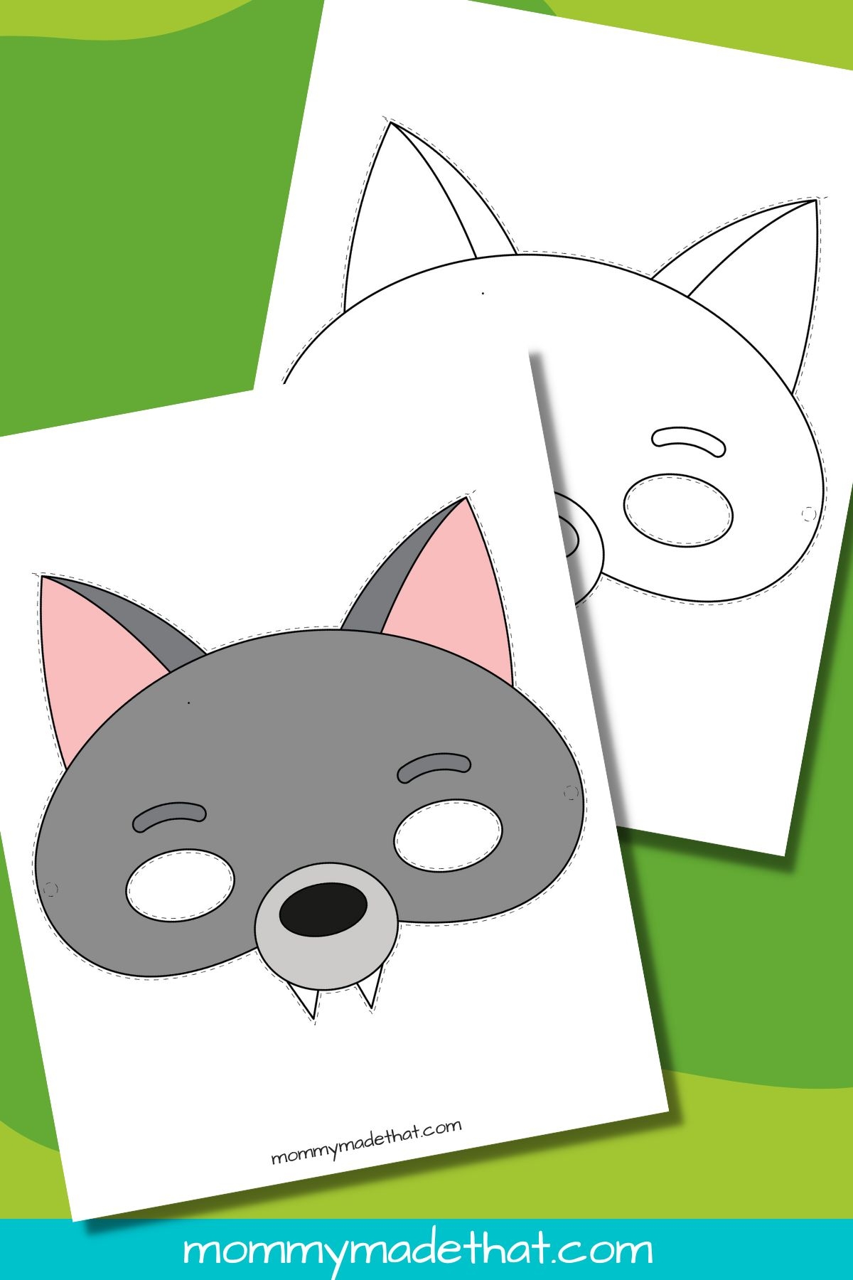Free Printable Wolf Mask Template Free Printable Wolf Mask Template