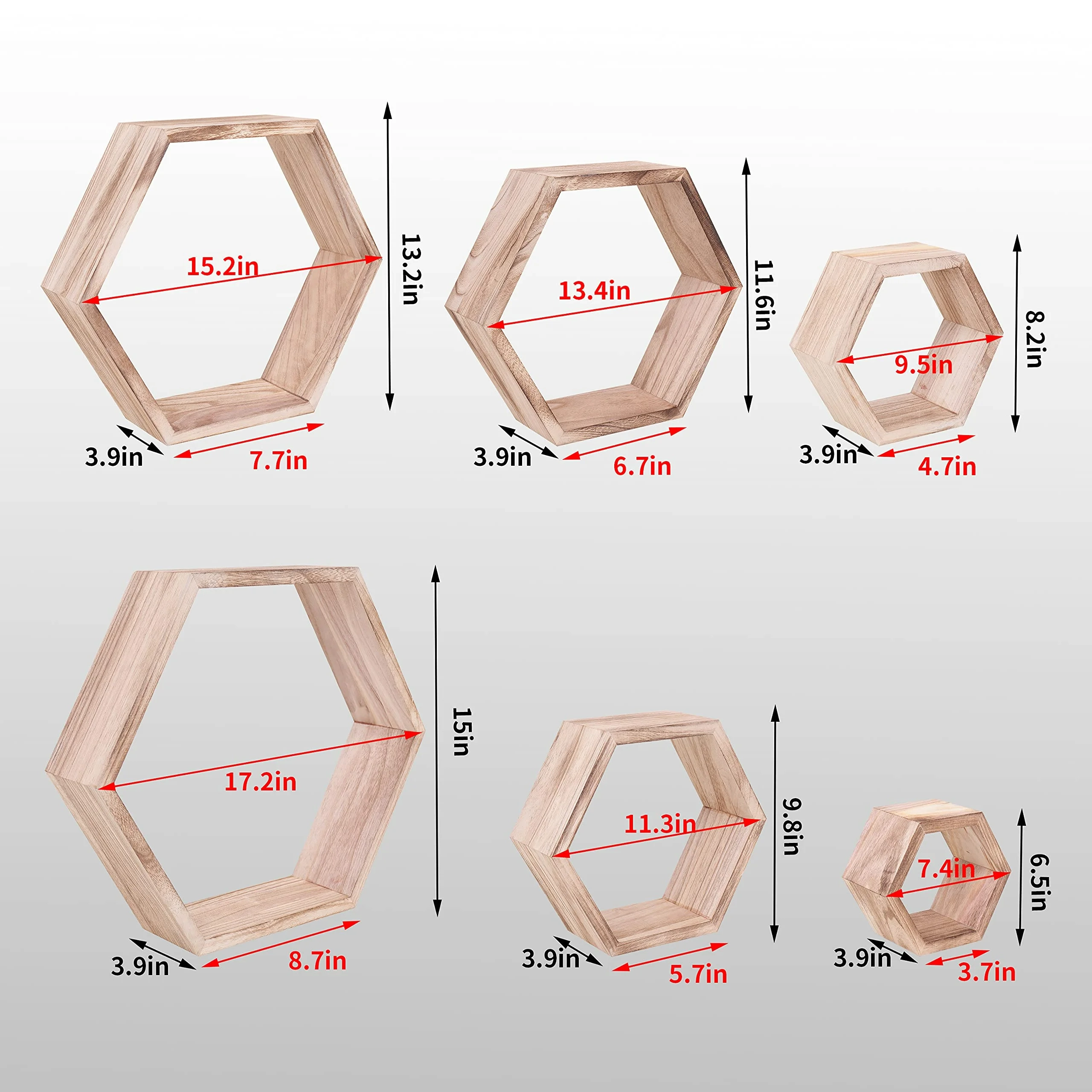 Printable Hexagon Shelf Template Printable Hexagon Shelf Template