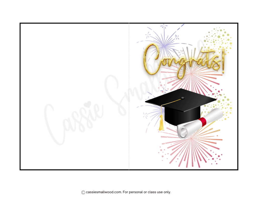 20 FREE Printable Graduation Cards Cassie Smallwood