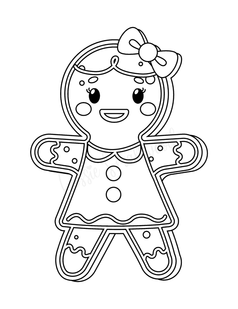 Gingerbread Woman Template Printable Gingerbread Woman Template Printable
