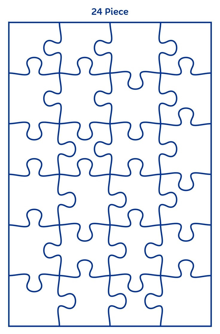 Printable Puzzle Piece Template Free Printable Puzzle Piece Template Free