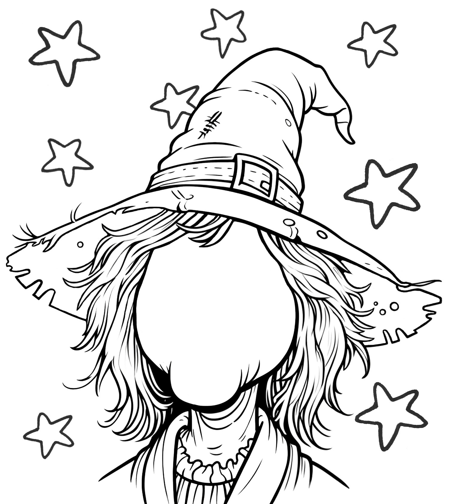 Blank Witch Template Fill In The Face Rooftop Post Printables Blank Witch Template Fill In The Face Rooftop Post Printables