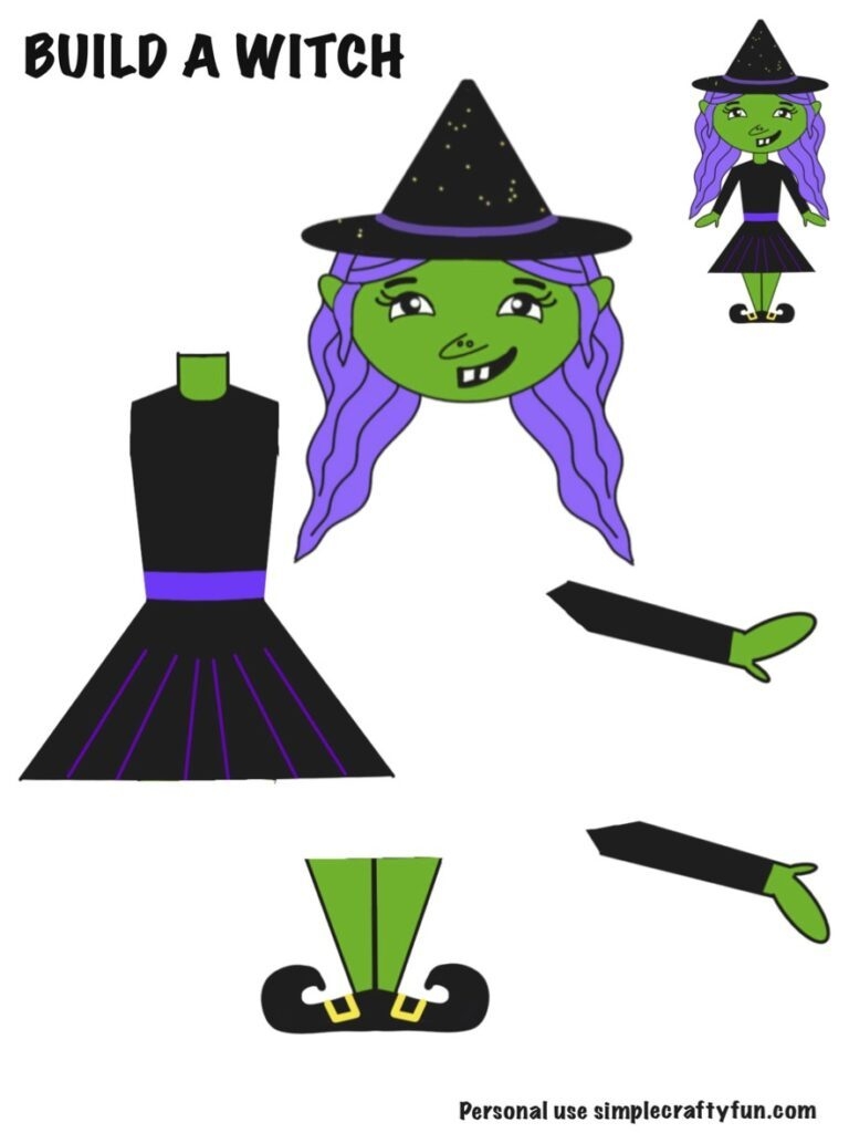 Free Printable Halloween Witch Templates Free Printable Halloween Witch Templates
