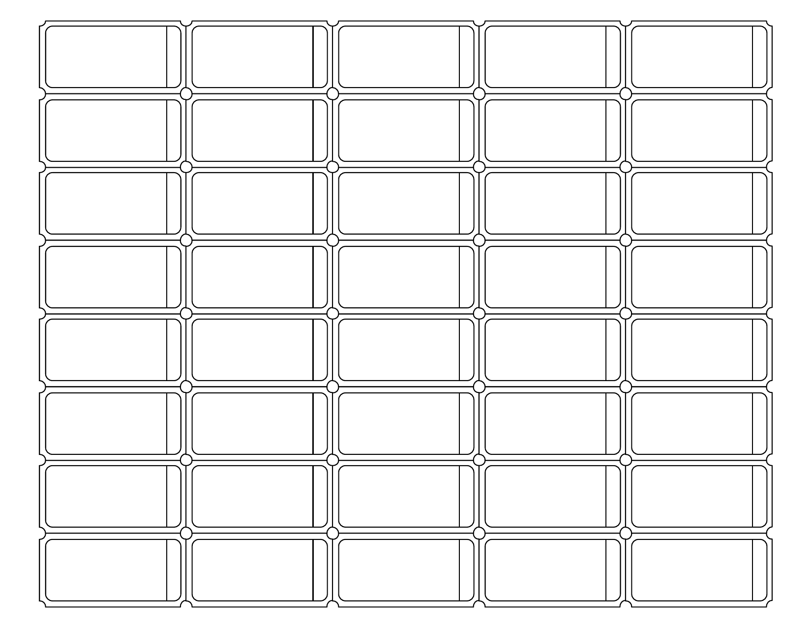 Download Blank Printable Raffle Ticket Template PDF