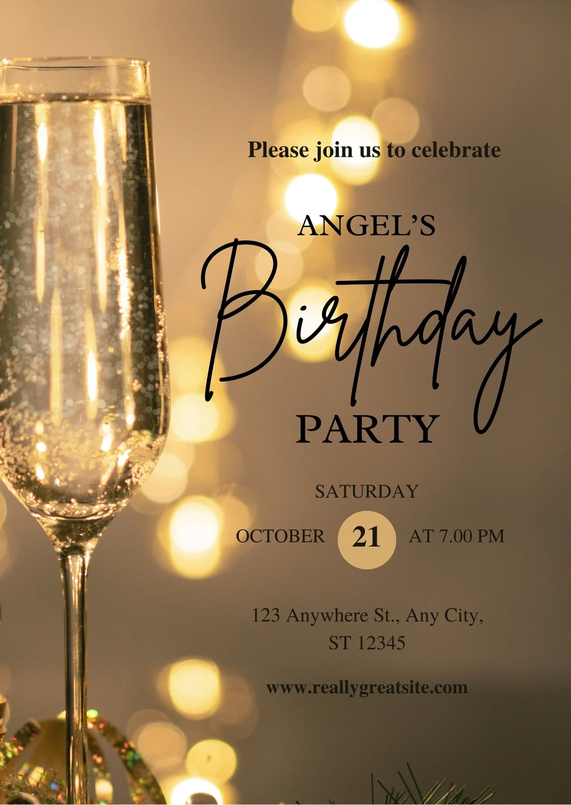 Free Birthday Card Invitation Templates Printable