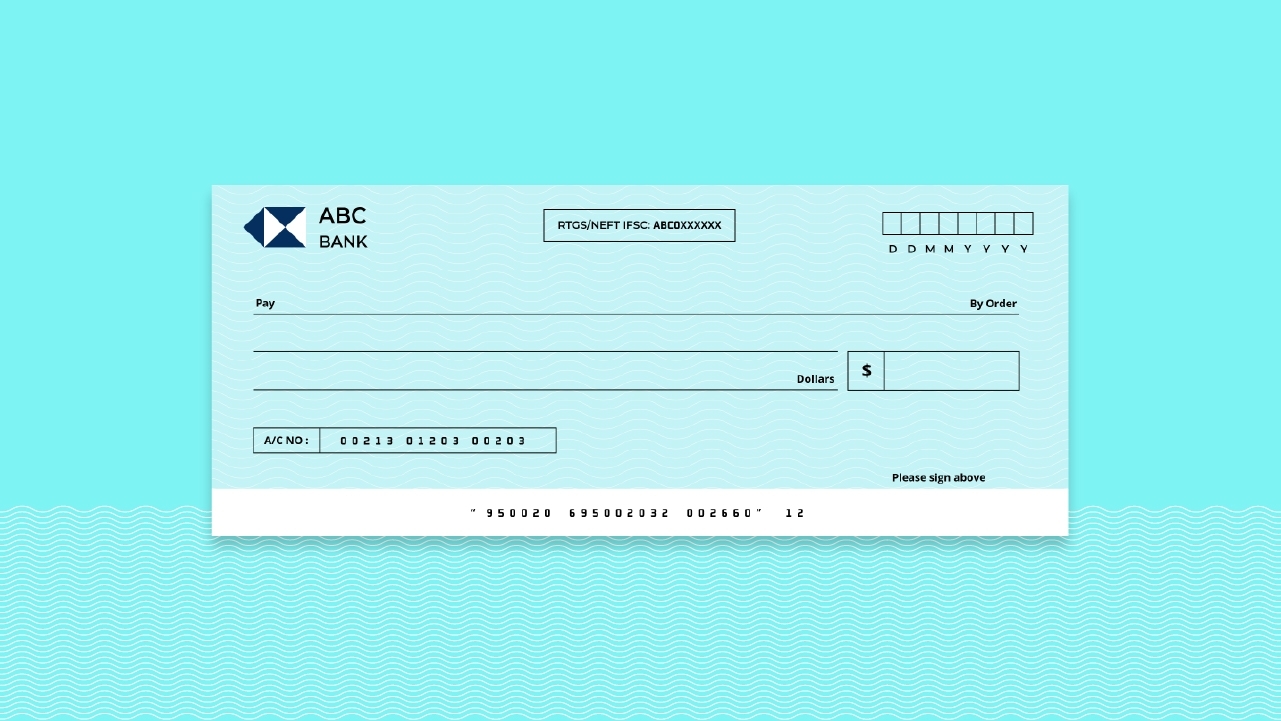 Free Blank Cheque Template PowerPoint amp Google Slides