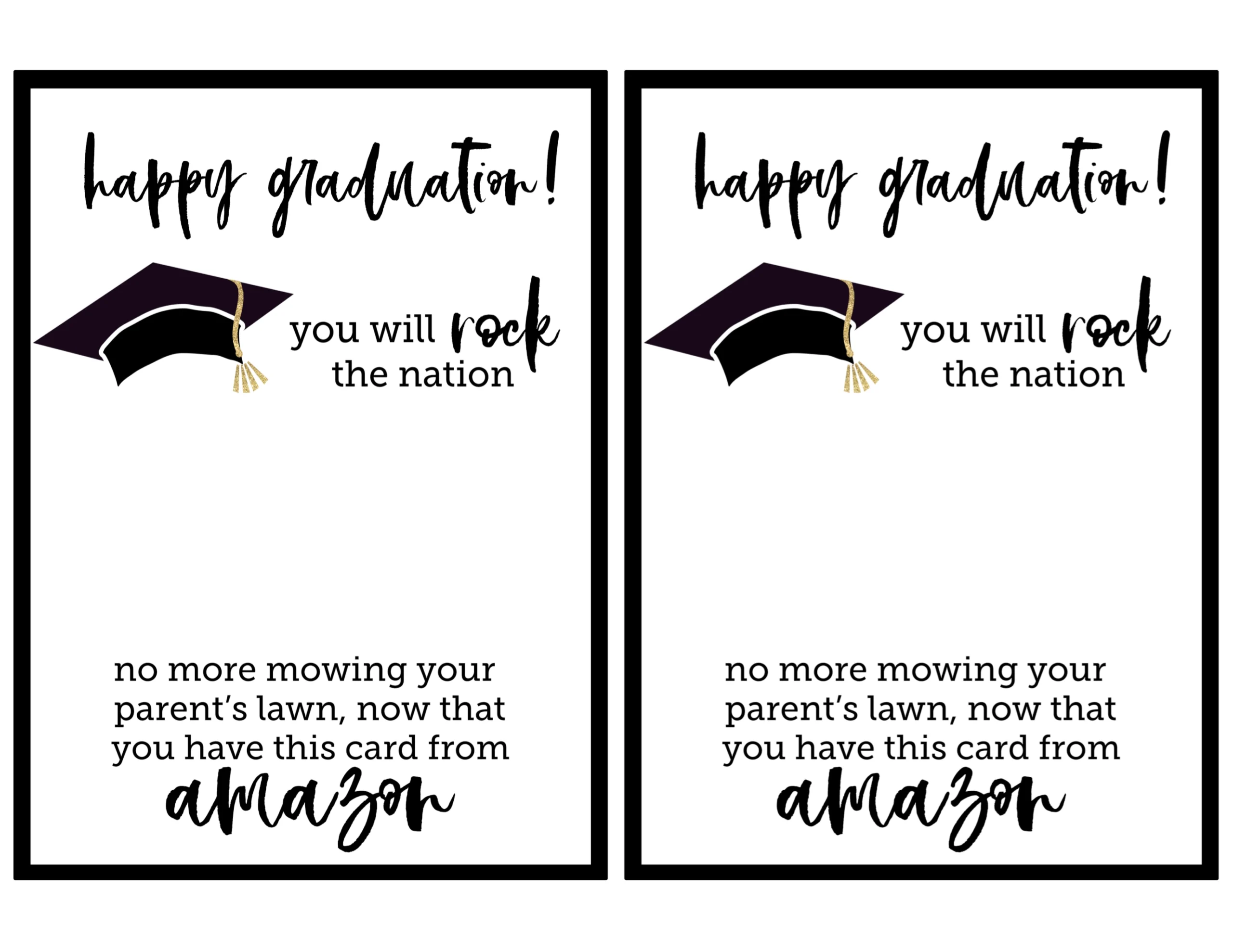 Printable Graduation Card Templates Printable Graduation Card Templates