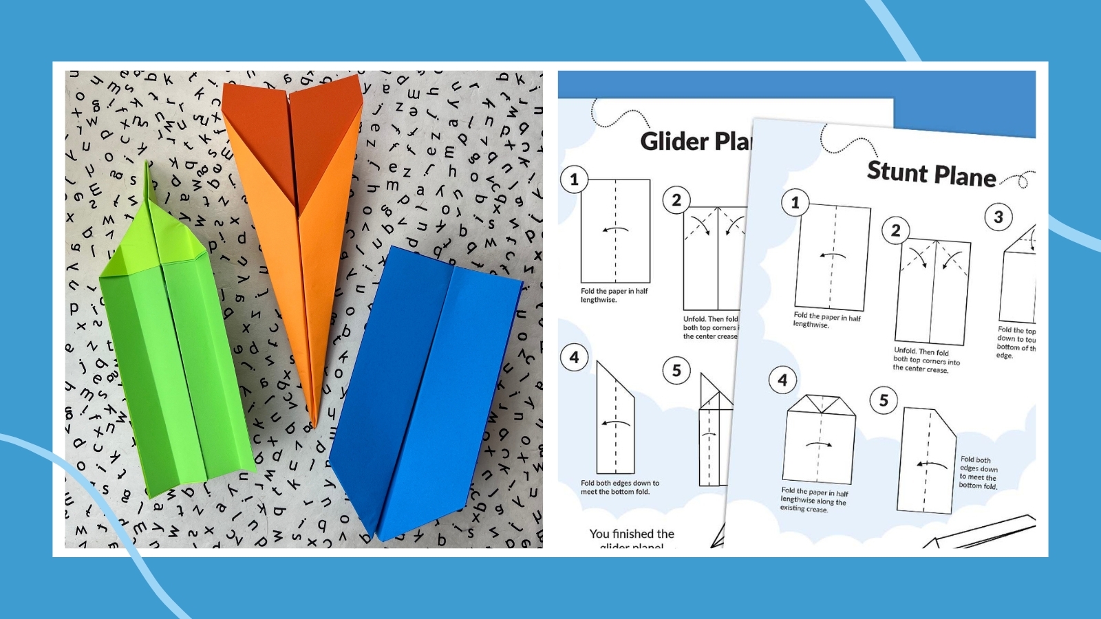 Paper Airplanes Templates Free Printables