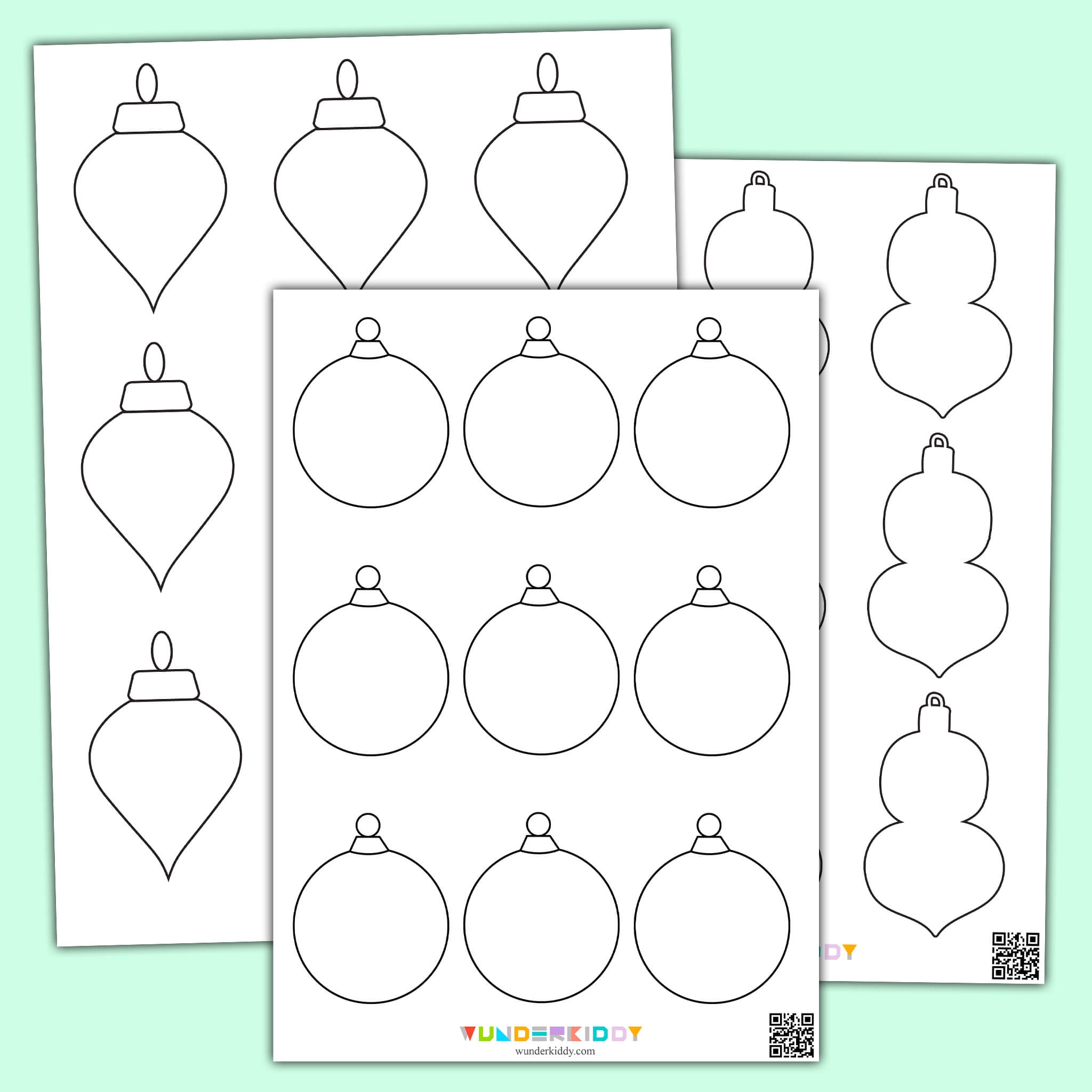 Kostenlose Malvorlage F r Weihnachtsbaumschmuck Als PDF