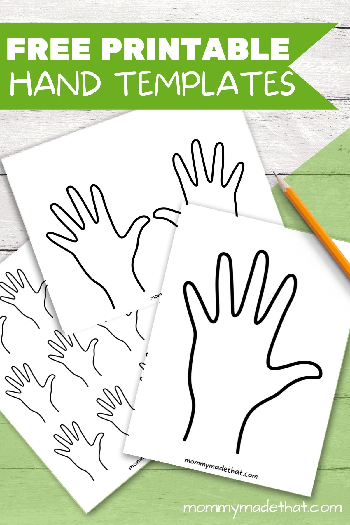 Large Hand Template Printable Large Hand Template Printable