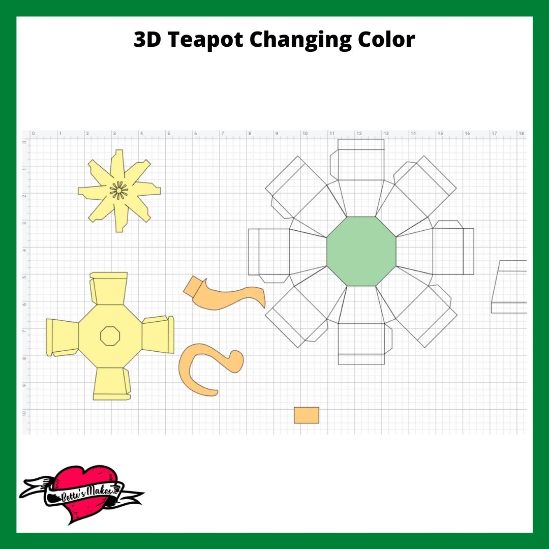 Printable Free 3d Paper Teapot Template