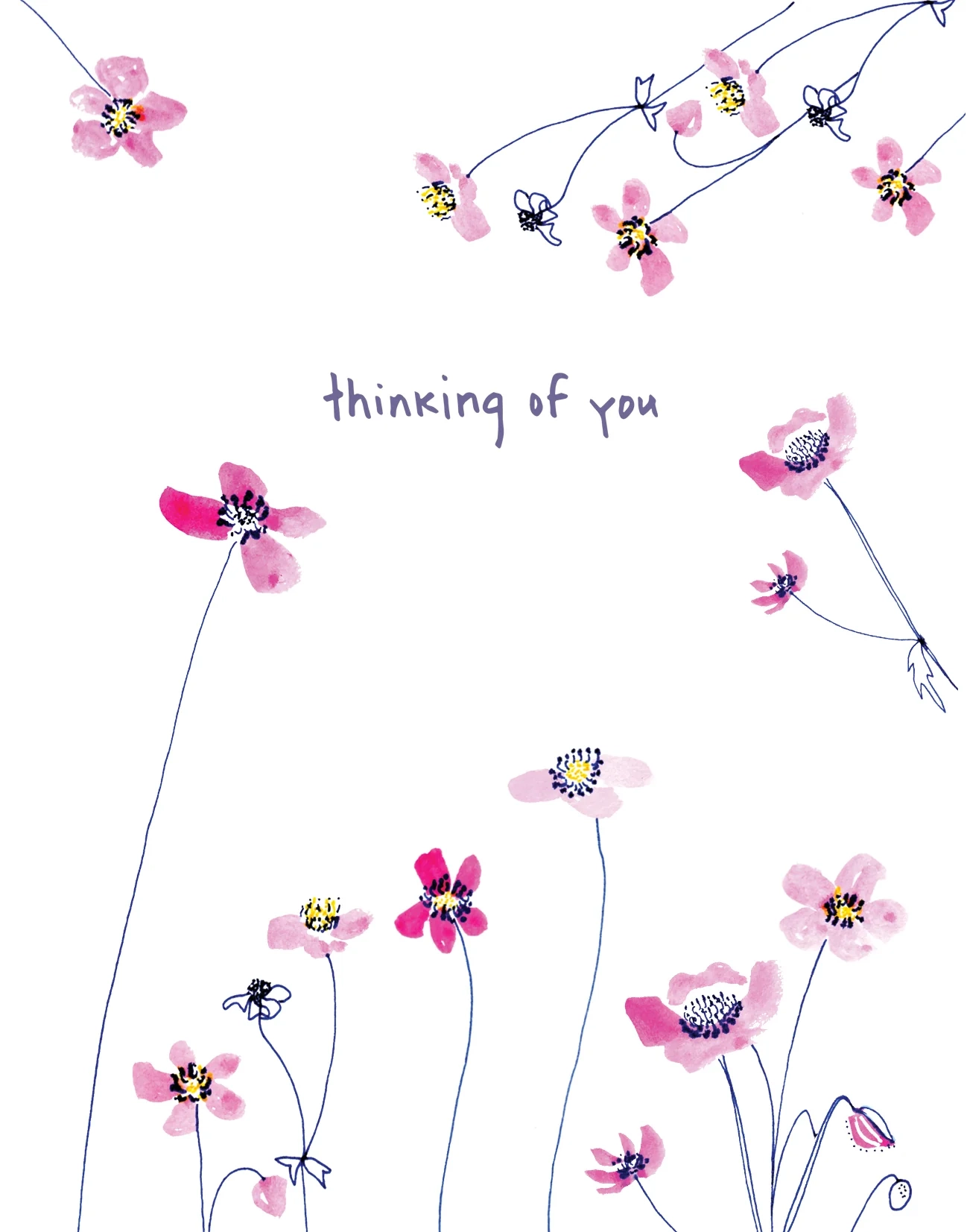 Free Printable Thinking Of You Card Template Free Printable Thinking Of You Card Template