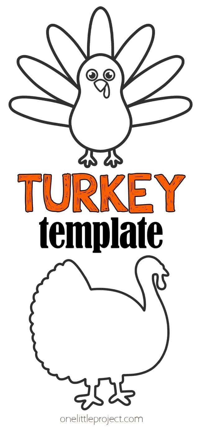 Free Printable Thanksgiving Turkey Template Free Printable Thanksgiving Turkey Template