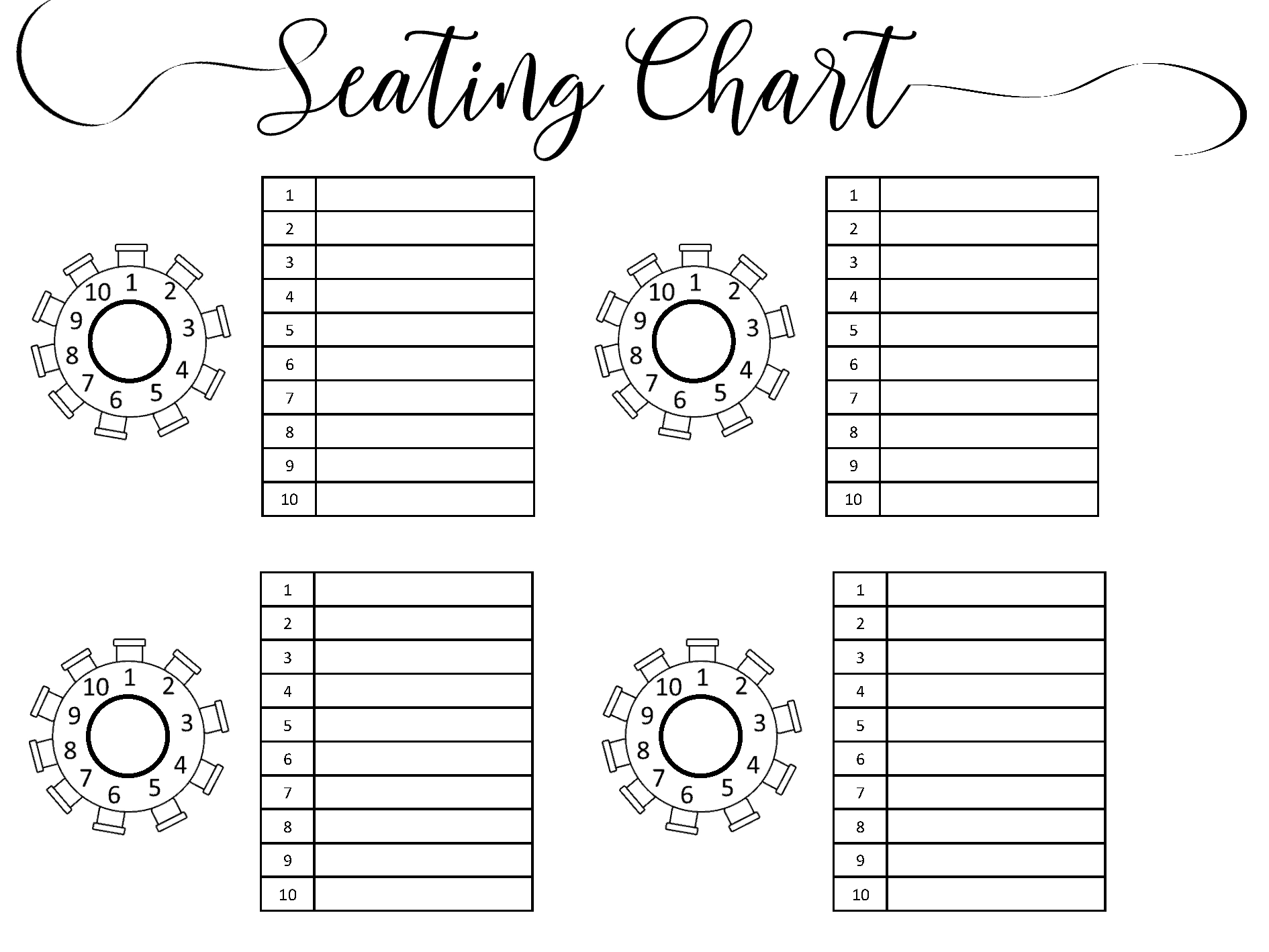 Wedding Seating Plan Template Printable Free Wedding Seating Plan Template Printable Free